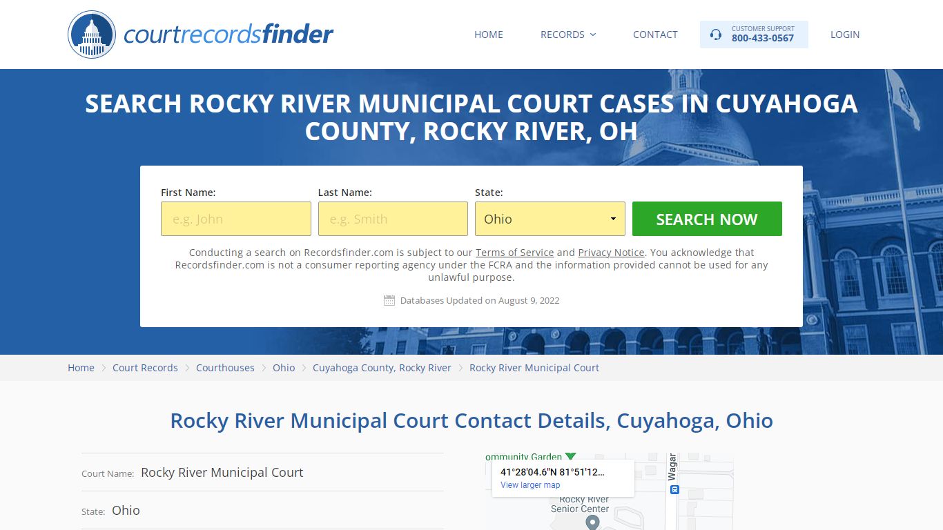 Rocky River Municipal Court Case Search - Cuyahoga County ...